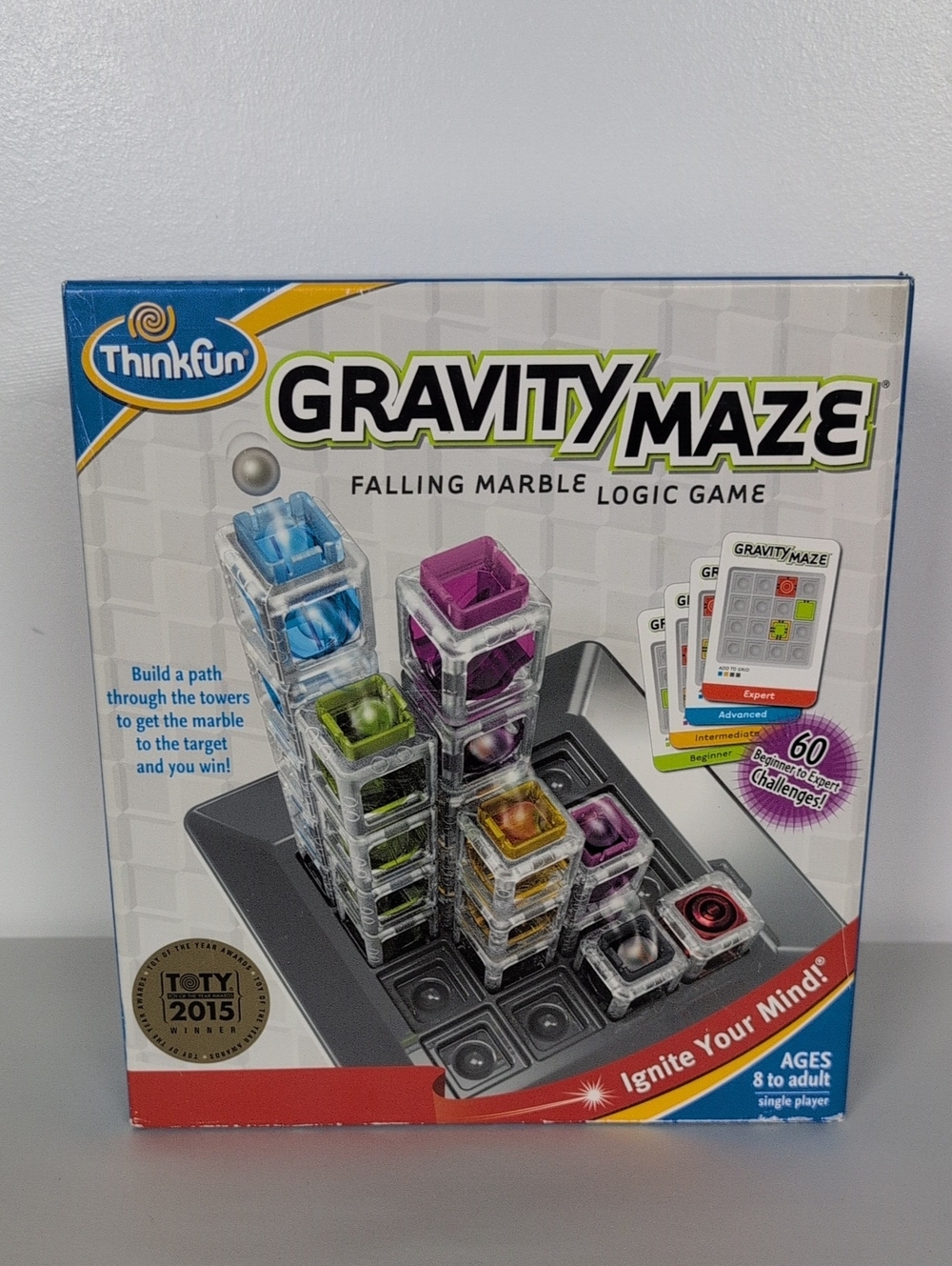 ThinkFun Gravity Maze Falling Marble Logic Game
